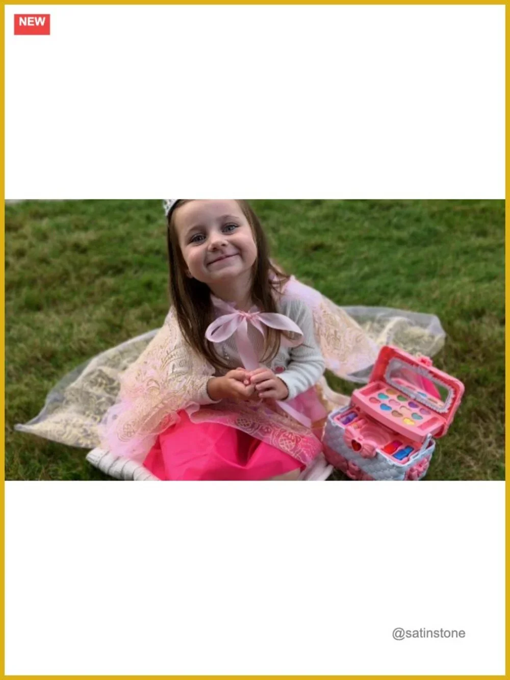 Princess Dress Up Set with Tutu Skirts Capes Shoes Crowns Wands for Little
